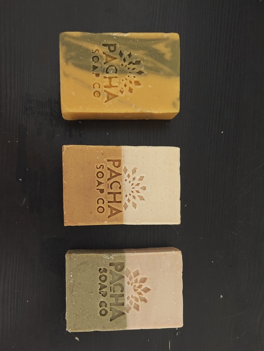 Pacha Soap Co Natural Handcrafted Soap - 3.9 Oz Set Of 3